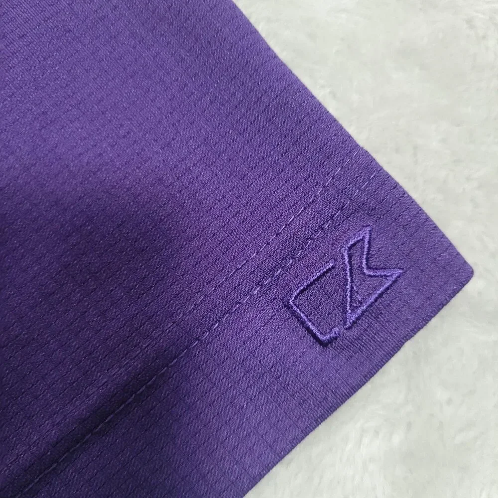 Cutter & Buck Polo Shirt Mens XLT Purple CB DryTec Golf Performance Big Tall